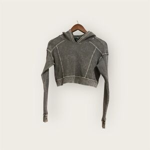 Wild Fable Hoodie Crop Long Sleeve Shirt